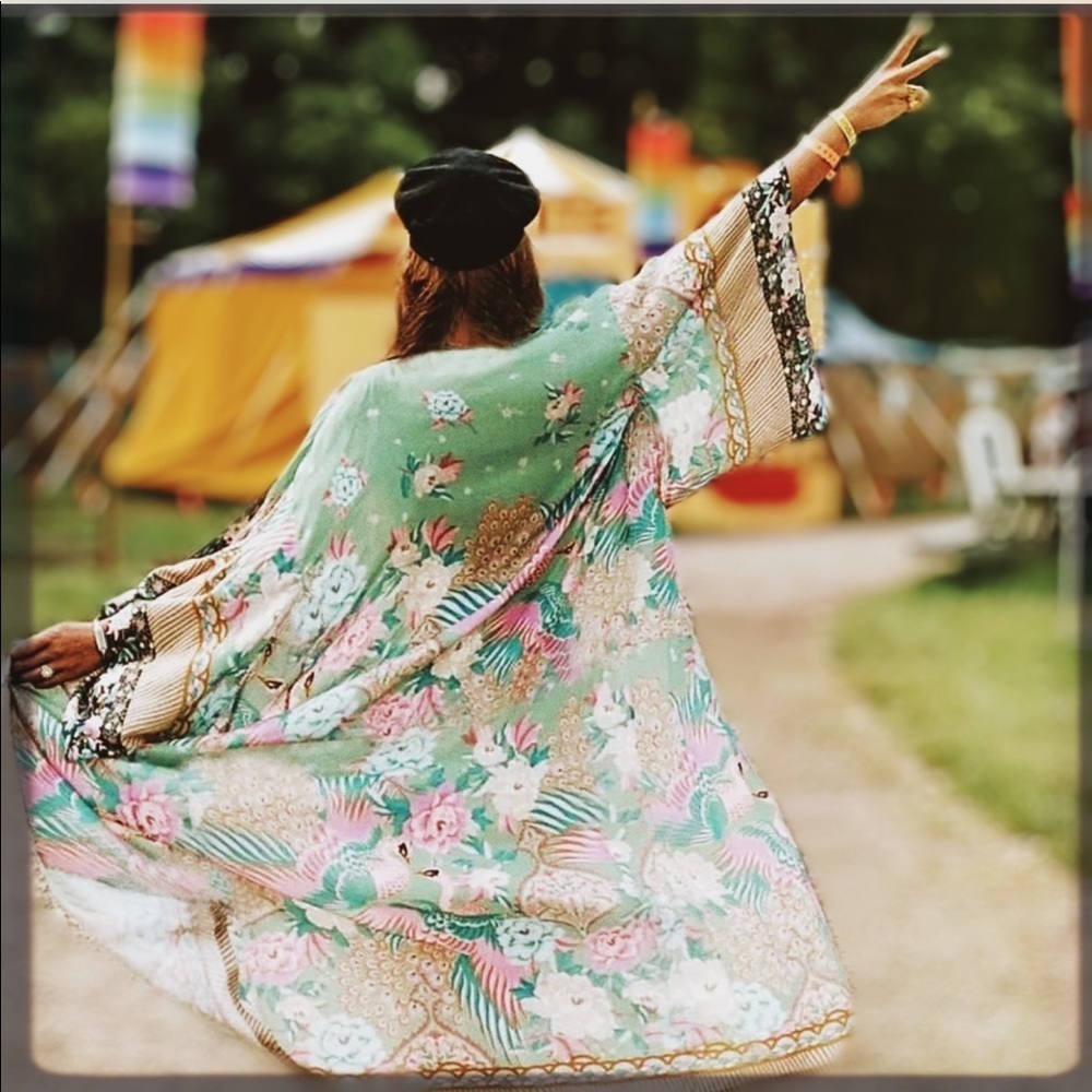 Bohemian Gypsy Inspired Kimono Swim Cover